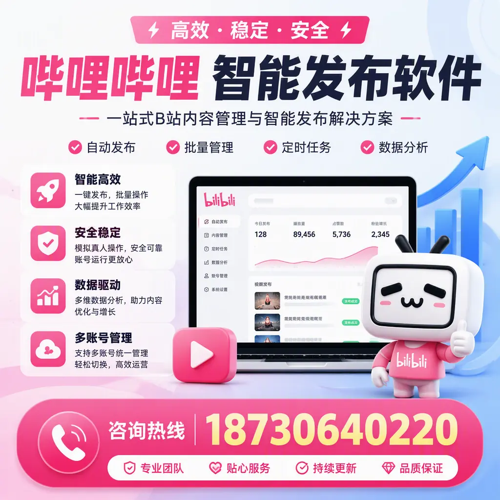 哔哩哔哩智能发布软件适用场景分析：在 呼伦贝尔 的最佳实践