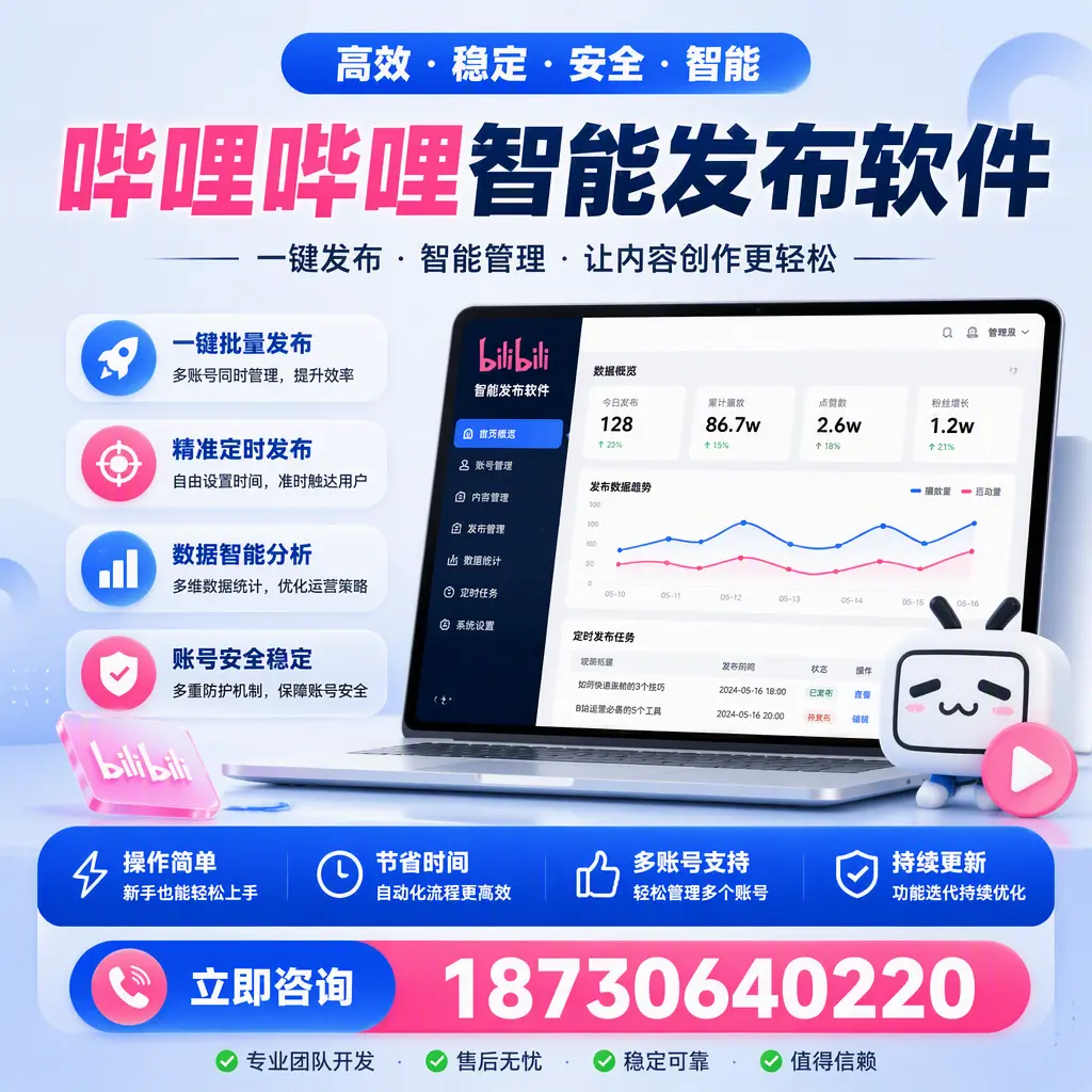 如何在 呼伦贝尔 制定有效的哔哩哔哩智能发布策略